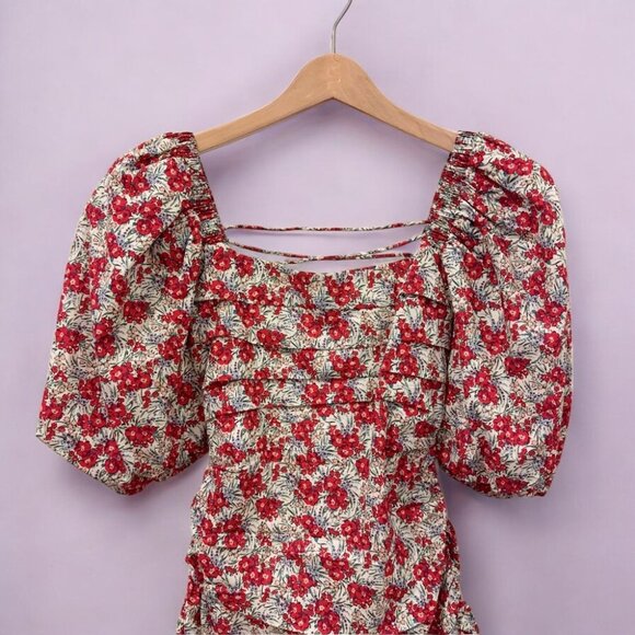 NWT ASTR Verina Dress Red Multi Floral - Picture 5 of 7